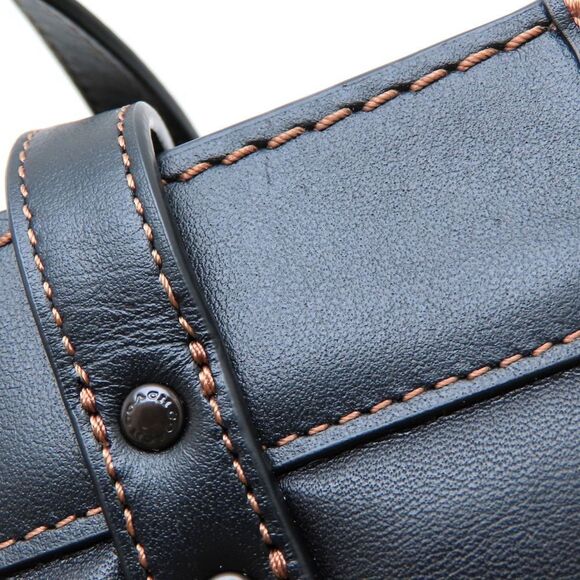 COACH C6958 2-Way Handbag in Black Leather, Women's, 352708 - Picture 4 of 9